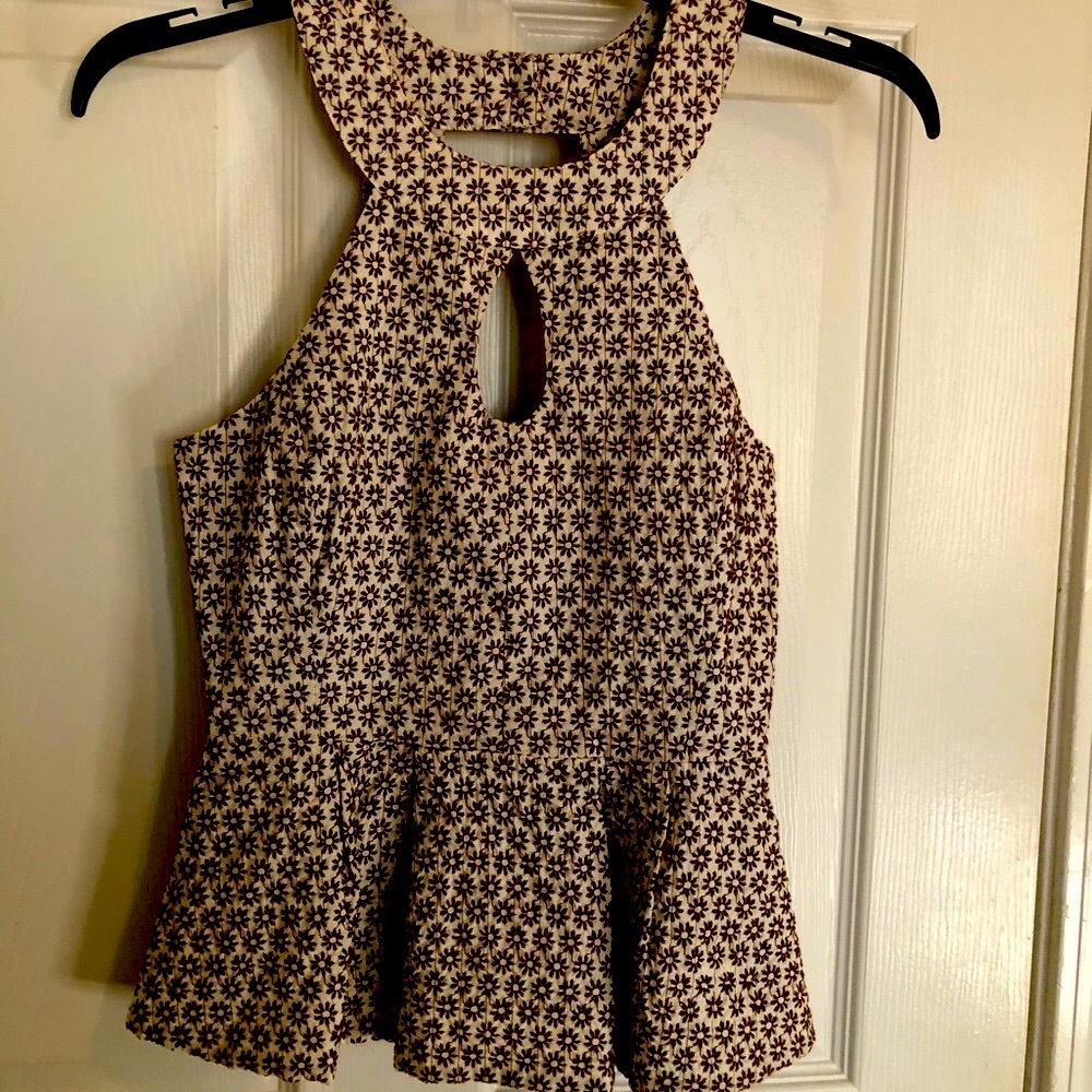 Vanessavirgina for Anthropology peplum top